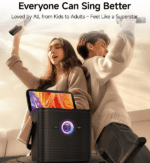 ALTAVOZ PORTÁTIL IKARAO SHELL S3 CON 2 MICRÓFONO 80W - Imagen 11