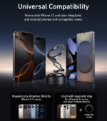 SOPORTE MAGNÉTICO TELESIN P9-MPR-01 CAR DESKTOP ALUMINUM ALLOY - Imagen 11