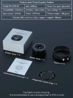 SOPORTE MAGNÉTICO TELESIN P9-MPR-01 CAR DESKTOP ALUMINUM ALLOY - Imagen 12