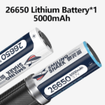 LINTERNA LED SMILING SHARK SD-7800 10000 LÚMENES BLACK - Imagen 3