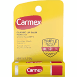 BÁLSAMO LABIAL CARMEX CLASSIC MEDICATED TRIPLE FORCE STICK SPF 15 4.25GR - Imagen 4