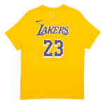 CAMISETA DEPORTIVO MASCULINO NIKE NBA LEBRON JAMES LOS ANGELES LAKERS MANGAS CORTAS