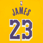 CAMISETA DEPORTIVO MASCULINO NIKE NBA LEBRON JAMES LOS ANGELES LAKERS MANGAS CORTAS - Imagen 6