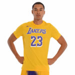 CAMISETA DEPORTIVO MASCULINO NIKE NBA LEBRON JAMES LOS ANGELES LAKERS MANGAS CORTAS - Imagen 8