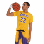 CAMISETA DEPORTIVO MASCULINO NIKE NBA LEBRON JAMES LOS ANGELES LAKERS MANGAS CORTAS - Imagen 11