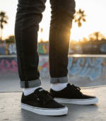 CALZADO CASUAL MASCULINO VANS ATWOOD BLACK/ WHITE - Imagen 9