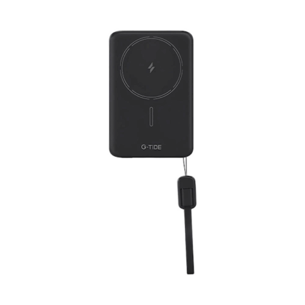 CARGADOR PORTÁTIL INALÁMBRICO G-TIDE SLIM 01 5.000 MAH NEGRO