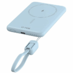 CARGADOR PORTÁTIL INALÁMBRICO G-TIDE SLIM 01 5.000 MAH AZUL - Imagen 2