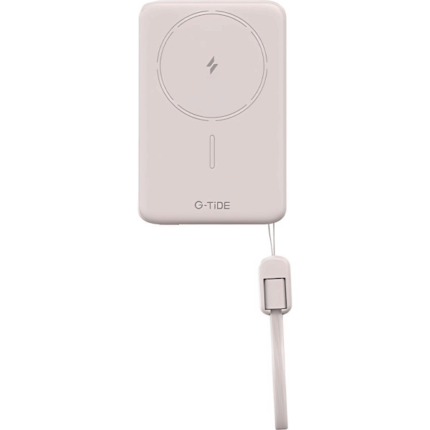CARGADOR PORTÁTIL INALÁMBRICO G-TIDE SLIM 01 5.000 MAH PINK
