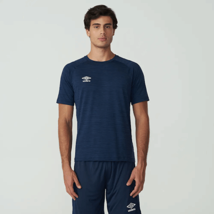 CAMISETA DEPORTIVO MASCULINO UMBRO BLEND TAPE MANGAS CORTAS