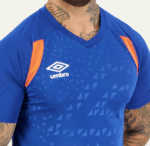 CAMISETA DEPORTIVO MASCULINO UMBRO DIAMOND RELIEF MANGAS CORTAS - Imagen 3