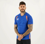 CAMISETA DEPORTIVO MASCULINO UMBRO DIAMOND RELIEF MANGAS CORTAS - Imagen 5