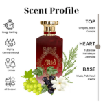 PERFUME UNISEX EMPER AL FARES AL WARD AL AHMER EDP 100ML - Imagen 3