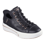 CALZADO CASUAL FEMENINO SKECHERS PREMIUM LEATHER SLIP-INS SNOOP ONE - OG BLACK - Imagen 2