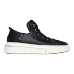 CALZADO CASUAL FEMENINO SKECHERS PREMIUM LEATHER SLIP-INS SNOOP ONE - OG BLACK