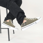 CALZADO CASUAL MASCULINO SKECHERS SNOOP ONE OG CANVAS OLIVE - Imagen 7