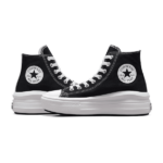CALZADO CASUAL FEMENINO CONVERSE CHUCK TAYLOR ALL STAR MOVE BLACK/WHITE - Imagen 6