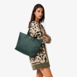 BOLSO DE HOMBRO FEMENINO LACOSTE L.12.12 CONCEPT GREEN - Imagen 6