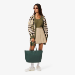 BOLSO DE HOMBRO FEMENINO LACOSTE L.12.12 CONCEPT GREEN - Imagen 7