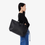 BOLSO DE HOMBRO FEMENINO LACOSTE L.12.12 CONCEPT BLACK - Imagen 6