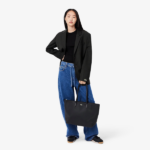 BOLSO DE HOMBRO FEMENINO LACOSTE L.12.12 CONCEPT BLACK - Imagen 7