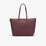 BOLSO DE HOMBRO FEMENINO LACOSTE L.12.12 CONCEPT BURDEOS
