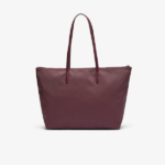 BOLSO DE HOMBRO FEMENINO LACOSTE L.12.12 CONCEPT BURDEOS - Imagen 3