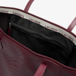 BOLSO DE HOMBRO FEMENINO LACOSTE L.12.12 CONCEPT BURDEOS - Imagen 4