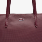BOLSO DE HOMBRO FEMENINO LACOSTE L.12.12 CONCEPT BURDEOS - Imagen 5
