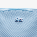 BOLSO DE HOMBRO FEMENINO LACOSTE L.12.12 CONCEPT LIGHT BLUE - Imagen 5