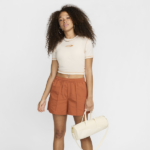 CAMISETA CASUAL FEMENINO NIKE SPORTSWEAR CHILL KNIT CROPPED MANGAS CORTAS - Imagen 4