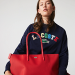 BOLSO DE HOMBRO FEMENINO LACOSTE  L.12.12 CONCEPT RED - Imagen 7