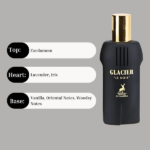 PERFUME MASCULINO MAISON ALHAMBRA GLACIER LE NOIR EDP 100ML - Imagen 4