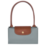 BOLSO DE MANO FEMENINO LONGCHAMP LE PLIAGE ORIGINAL ACERO - Imagen 6