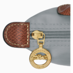 BOLSO BANDOLERA UNISEX LONGCHAMP LE PLIAGE ORIGINAL SMALL GREY - Imagen 4