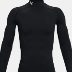 CAMISETA DEPORTIVO MASCULINO UNDER ARMOUR COLDGEAR ARMOUR COMP MOCK MANGAS LARGAS