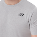 CAMISETA DEPORTIVO MASCULINO NEW BALANCE TENACITY HEATHERTECH MANGAS CORTAS - Imagen 4