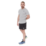 CAMISETA DEPORTIVO MASCULINO NEW BALANCE TENACITY HEATHERTECH MANGAS CORTAS - Imagen 6