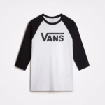 CAMISETA CASUAL MASCULINO VANS CLASSIC RAGLAN MANGAS 3/4