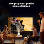PROYECTOR MINI G-TIDE PJ10 130 ANSI LÚMENES HD WI-FI WHITE - Imagen 11