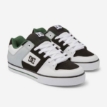 CALZADO CASUAL MASCULINO DC LIFESTYLE PURE BLANCO/ NEGRO/ VERDE - Imagen 8