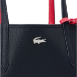 BOLSO DE HOMBRO FEMENINO LACOSTE TOTE ANNA REVERSIBLE BLACK/RED - Imagen 4