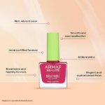 ESMALTE DE UÑAS ARMAF BEAUTÉ BREATHABLE HALAL ENAMEL BARBIE DOLL 9ML - Imagen 2