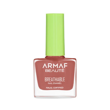 ESMALTE DE UÑAS ARMAF BEAUTÉ BREATHABLE HALAL ENAMEL BRICK RED 9ML