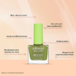 ESMALTE DE UÑAS ARMAF BEAUTÉ BREATHABLE HALAL ENAMEL MILITARY BLAZE 9ML - Imagen 2