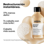 SHAMPOO CAPILAR L’ORÉAL SERIE EXPERT ABSOLUT REPAIR GOLD 300ML - Imagen 2