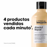 SHAMPOO CAPILAR L’ORÉAL SERIE EXPERT ABSOLUT REPAIR GOLD 300ML - Imagen 3