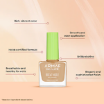 ESMALTE DE UÑAS ARMAF BEAUTÉ BREATHABLE HALAL ENAMEL TOUCH OF TAN 9ML - Imagen 2
