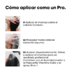 SHAMPOO CAPILAR L'ORÉAL SERIE EXPERT VITAMINO COLOR 1500ML - Imagen 6