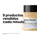 MÁSCARA CAPILAR L'ORÉAL SERIE EXPERT ABSOLUT REAPAIR GOLD 500ML - Imagen 4